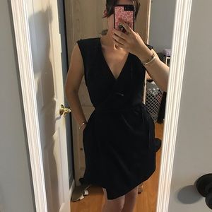 Free People wrap dress in Black